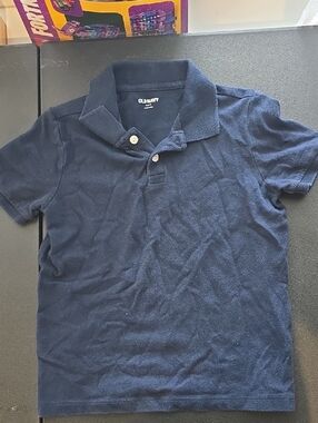Old Navy Navy Blue Short-Sleeve Polo